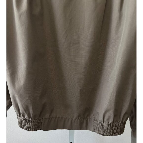 VTG London Fog Jacket 42R Large Harrington Zip Front 80s Retro Dadcore Old Money - Picture 8 of 15